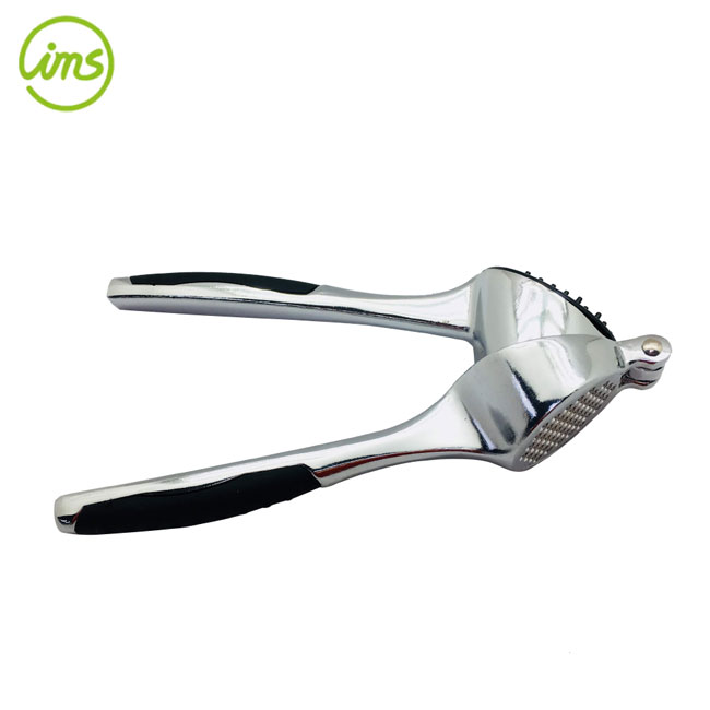 Premium Zinc Alloy Garlic Press – Heavy-Duty Manual Garlic Crusher